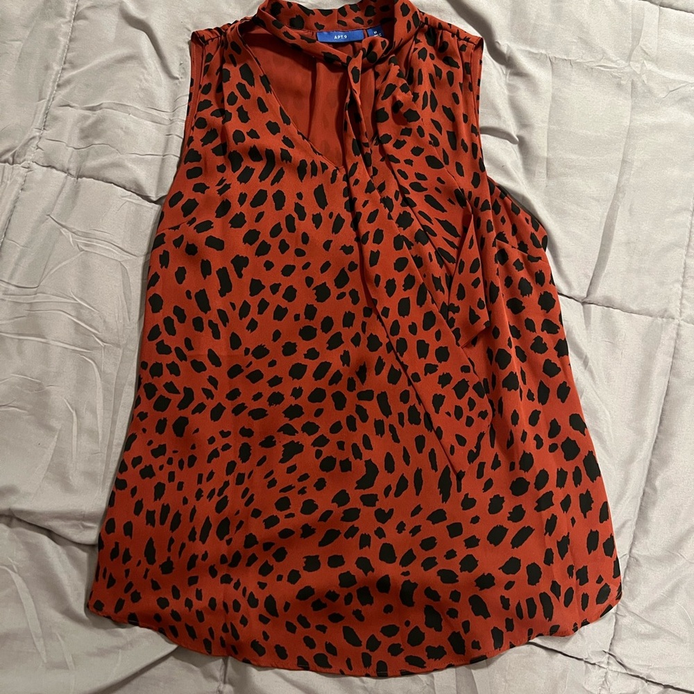 Apt. 9 Dressy Tank with Tie